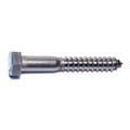 Midwest Fastener Lag Screw, 1/2 in, 3-1/2 in, Stainless Steel, Hex Hex Drive, 10 PK 50652